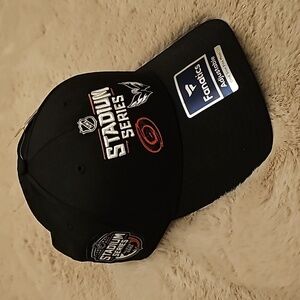 NWT Raleigh NHL Hockey 2023 Stadium Series Fanatics Black Adjustable Hat
